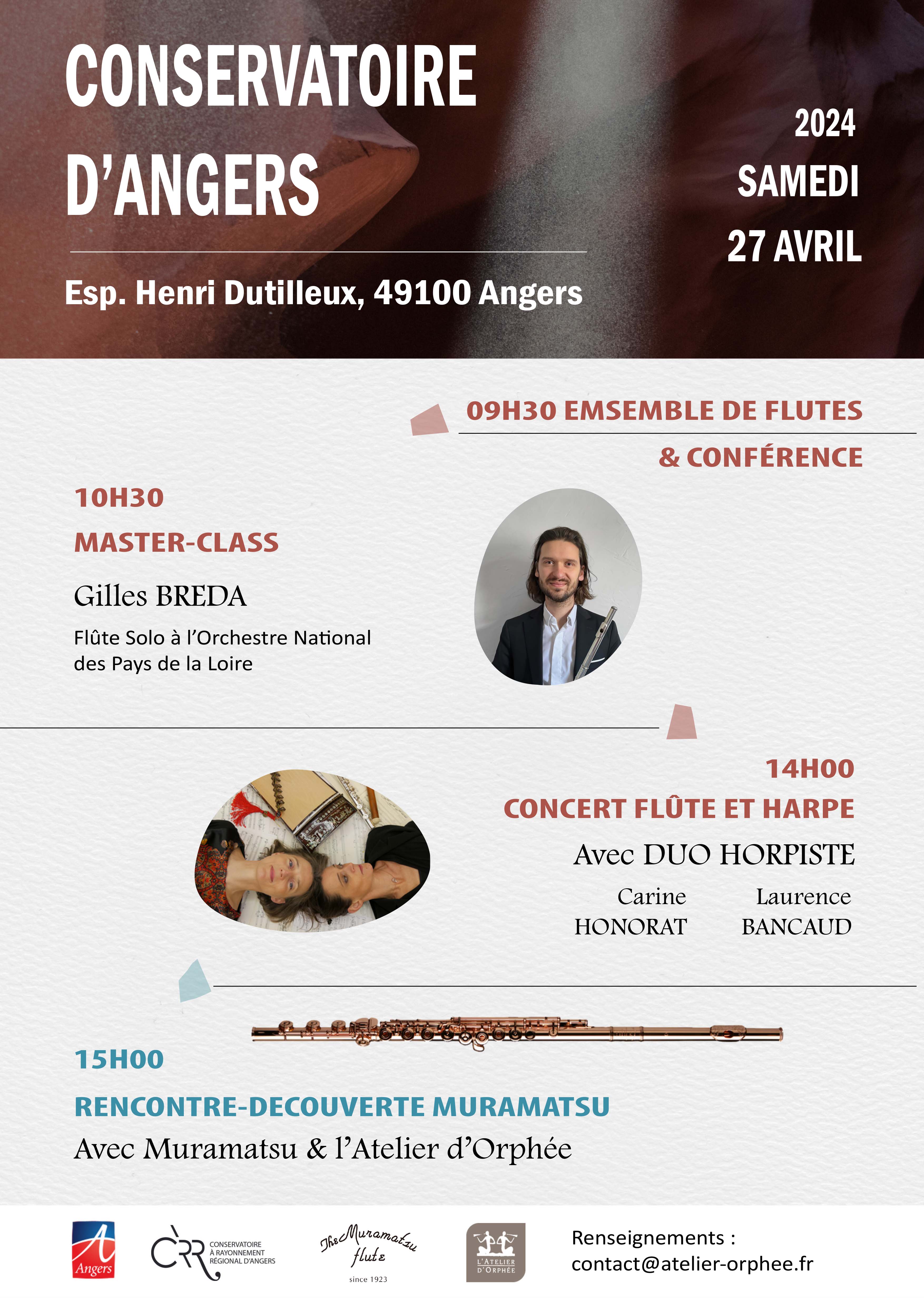 SAMEDI 27 AVRIL L'EVENEMENT CRR ANGERS